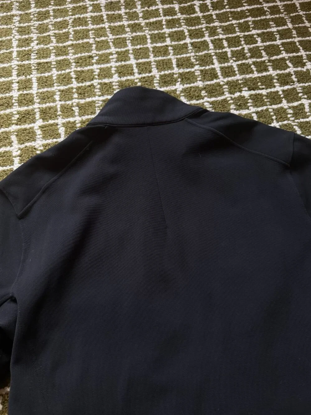 Lululemon Men's Full Zip Funnel Neck Jacket Black Size M Slim Fit Excellent